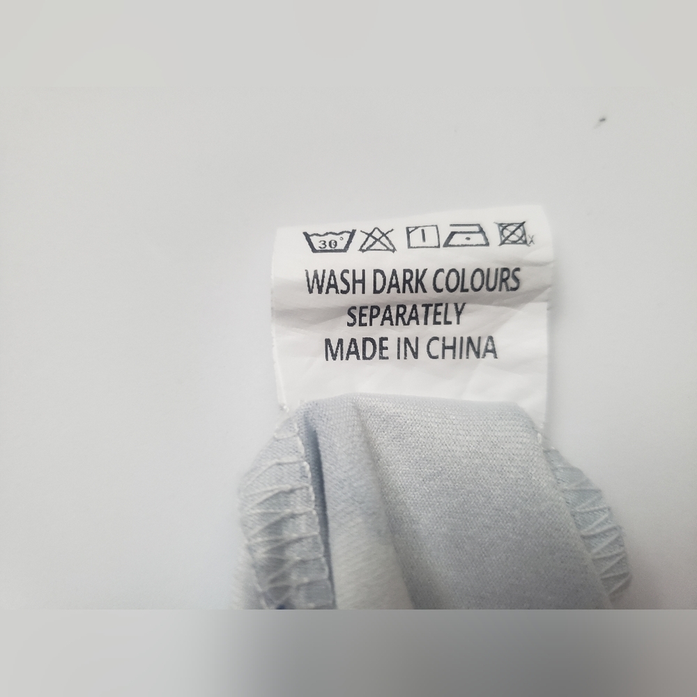 Ouges Short Sleeves V-Neck Blue/White Floral Maxi… - image 6